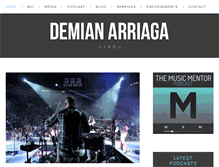 Tablet Screenshot of demianarriaga.com
